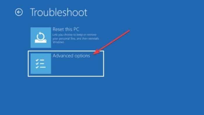 صورة لـ كيفية إصلاح خطأ “معلومات تهيئة النظام غير صحيحة” في نظام Windows 10 | fix-bad-system-config-info-windows-10-choose-an-option-troubleshoot-advanced-options-DzTechs