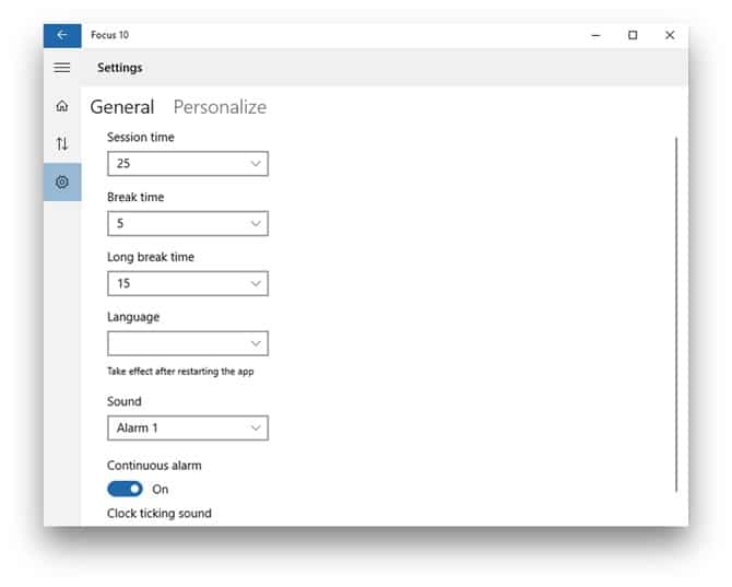 صورة لـ أفضل تطبيقات المُؤقت بتقنية Pomodoro لـ Windows لزيادة إنتاجيتك | focus2-DzTechs
