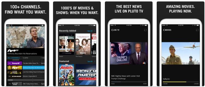 صورة لـ أفضل تطبيقات الأفلام المجانية لأجهزة iPhone | free-movie-app-iphone-plutotv-DzTechs