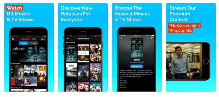 صورة لـ أفضل تطبيقات الأفلام المجانية لأجهزة iPhone | free-movie-app-iphone-popcornflix-DzTechs