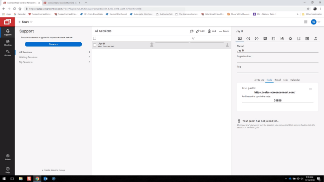 صورة لـ أفضل تطبيقات الوصول عن بُعد المجانية للشركات الصغيرة | free-remote-desktop-software-03-connectwise-DzTechs