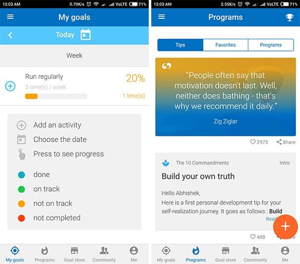 صورة لـ أفضل تطبيقات تعقب وتتبع الأهداف والعادات لنظام Android (2023) | goalmap-DzTechs