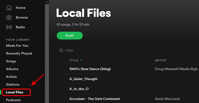 صورة لـ كيفية مزامنة الملفات المحلية من Spotify لسطح المكتب إلى أي جهاز | local_files_section-DzTechs