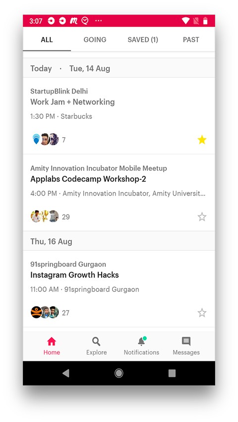 صورة لـ أفضل تطبيقات تخطيط الأحداث لأجهزة Android و iOS | meetup-DzTechs
