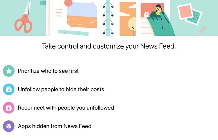صورة لـ Facebook يتيح الدخول والتعرف على خوارزمية موجز الأخبار المحبطة | news-facebook-algorithm-settings-DzTechs