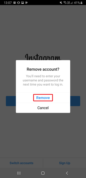 صورة لـ كيفية إزالة معلومات تسجيل الدخول المحفوظة على تطبيق Instagram في نظام iOS؟ | remov-DzTechs