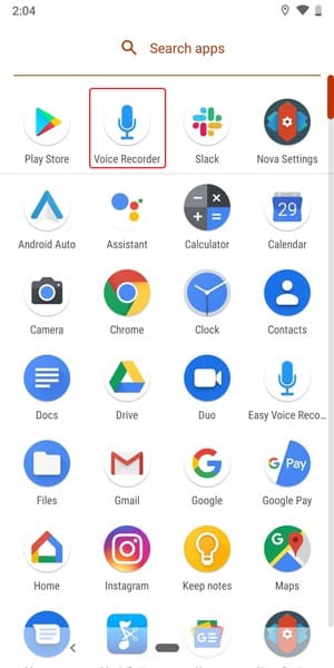 صورة لـ كيفية إخفاء التطبيقات على نظام Android بفاعليَّة: طرق سرية | save_voice_recorder-DzTechs