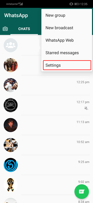 صورة لـ كيفية منع المُستخدمين من إضافتك إلى مجموعات WhatsApp | settings-1-DzTechs