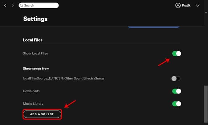 صورة لـ كيفية مزامنة الملفات المحلية من Spotify لسطح المكتب إلى أي جهاز | spotify_add_local_files-DzTechs
