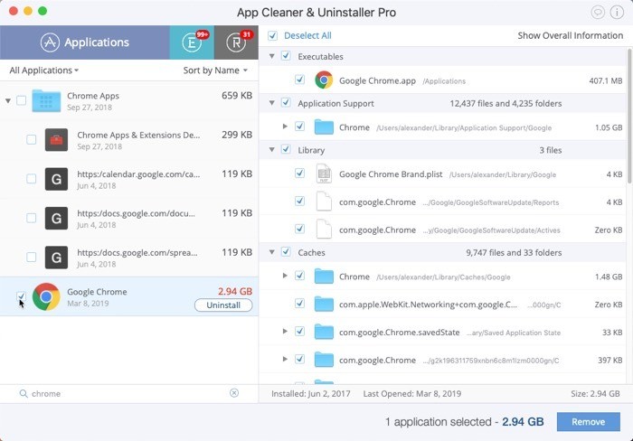 صورة لـ كيفية إلغاء تثبيت التطبيقات بالكامل على جهاز MacOS | uninstall-mac-app-completely-app-cleaner-check-box-select-DzTechs