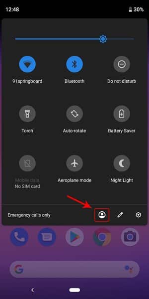 صورة لـ كيفية إخفاء التطبيقات على نظام Android بفاعليَّة: طرق سرية | user_switch-DzTechs