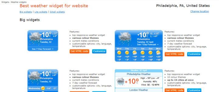 صورة لـ أفضل أدوات الطقس لموقع الويب الخاص بك | weather-widgets-booked-DzTechs