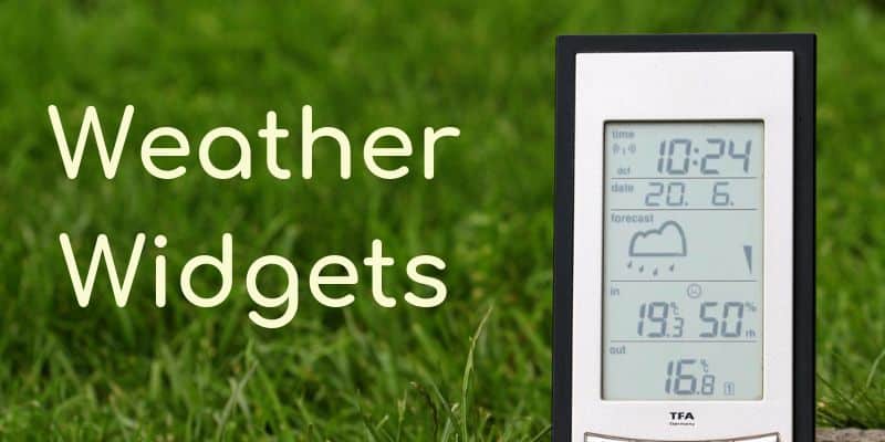 صورة لـ أفضل أدوات الطقس لموقع الويب الخاص بك | weather-widgets-featured-image