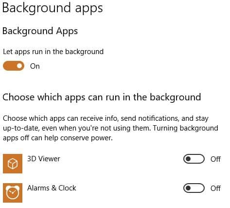 صورة لـ 18 من إعدادات الخصوصية التي يجب أن تنظر فيها في Windows 10 | windows-privacy-settings-background-apps-DzTechs