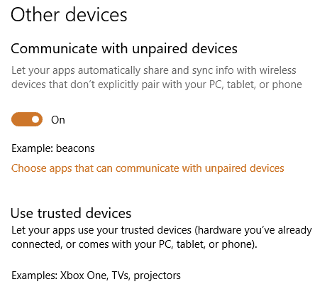 صورة لـ 18 من إعدادات الخصوصية التي يجب أن تنظر فيها في Windows 10 | windows-privacy-settings-other-devices-DzTechs