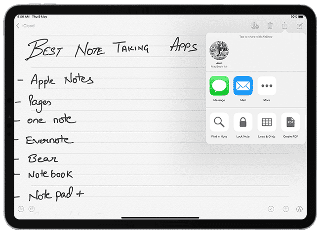 صورة لـ أفضل تطبيقات تدوين الملاحظات لجهاز iPad Pro | 1-1-min-DzTechs