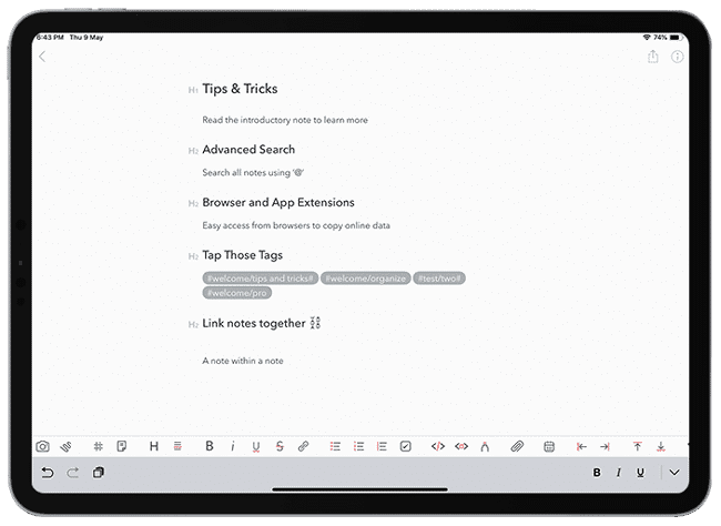 صورة لـ أفضل تطبيقات تدوين الملاحظات لجهاز iPad Pro | 1-2-min-DzTechs