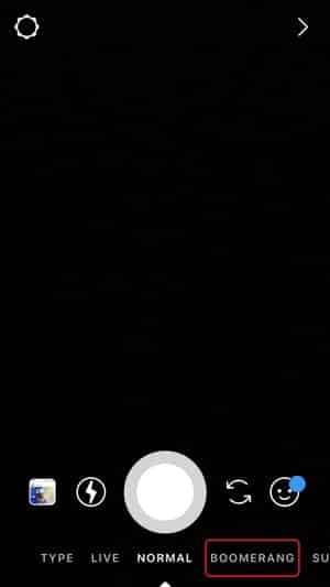 صورة لـ كيفية نشر الصور المباشرة كقصة على Instagram من iPhone | 1-boomerang-min-DzTechs