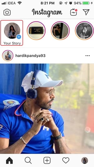 صورة لـ كيفية نشر الصور المباشرة كقصة على Instagram من iPhone | 1-tap-story-min-DzTechs