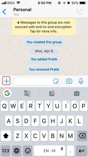 صورة لـ كيفية نشر الصور المباشرة كقصة على Instagram من iPhone | 2-whatsapp-plus-button-min-DzTechs