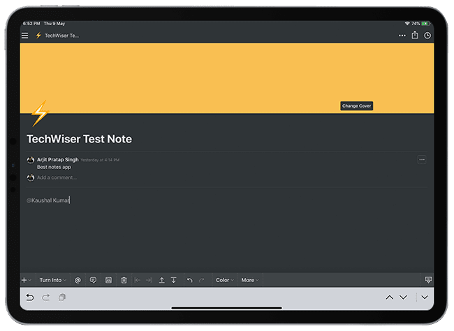 صورة لـ أفضل تطبيقات تدوين الملاحظات لجهاز iPad Pro | 3-2-min-DzTechs