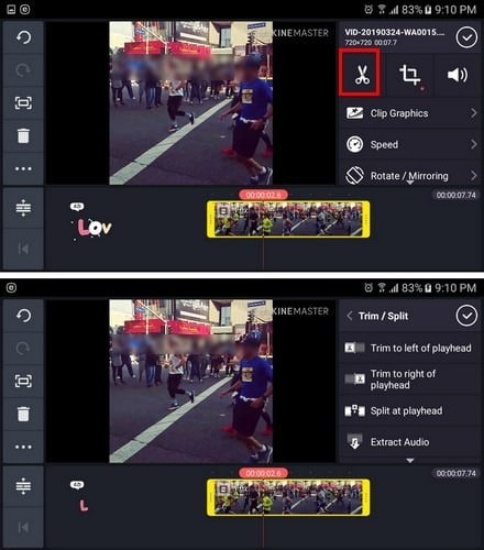 صورة لـ كيفية تعديل مقاطع الفيديو على نظام Android باستخدام Kinemaster | Edit-Trim-DzTechs
