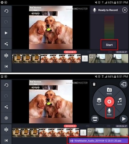 صورة لـ كيفية تعديل مقاطع الفيديو على نظام Android باستخدام Kinemaster | Edit-Voice-DzTechs