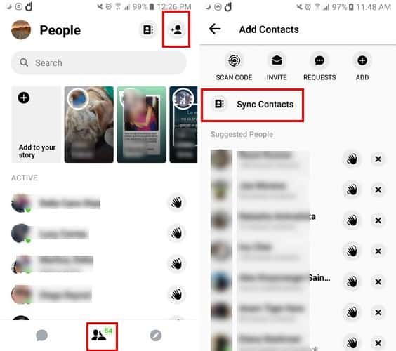 صورة لـ كيفية مزامنة وإلغاء مزامنة جهات الاتصال على Facebook Messenger | Messenger-Sync-DzTechs