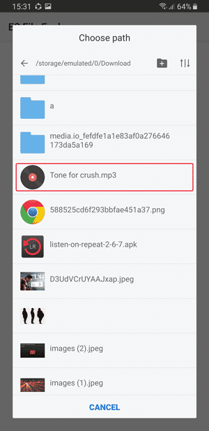 صورة لـ كيفية تخصيص نغمة الإشعارات لكل جهة اتصال على WhatsApp | Select-tone-android-DzTechs
