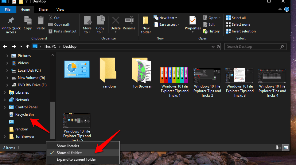 صورة لـ 15 من النصائح والخدع المختلفة على مستكشف الملفات في نظام Windows 10 لاستخدامه مثل المحترفين | Windows-10-File-Explorer-Tips-and-Tricks-6-min-DzTechs