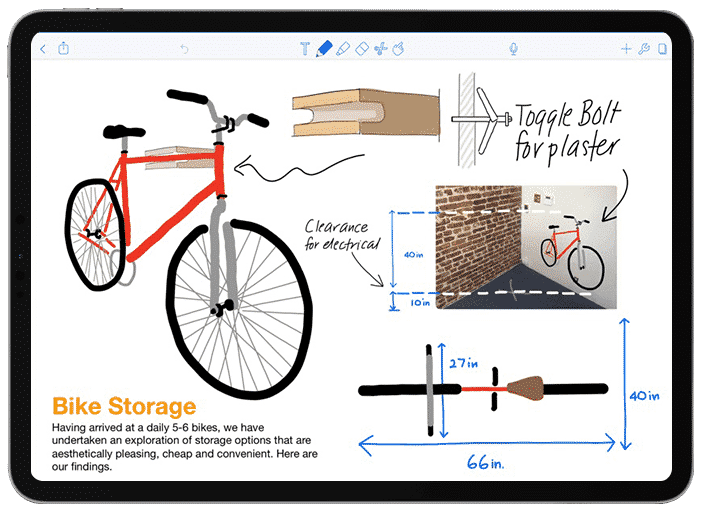 صورة لـ أفضل تطبيقات تدوين الملاحظات لجهاز iPad Pro | a.a-min-DzTechs