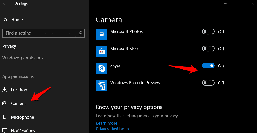 صورة لـ الكاميرا لا تعمل على Skype على Windows 10؟ إليك كيفية إصلاحها | camera-not-working-on-skype-6-DzTechs