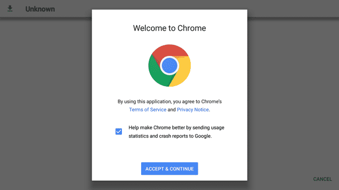 صورة لـ كيفية تثبيت متصفح Chrome على Android TV | chrome-accept-DzTechs