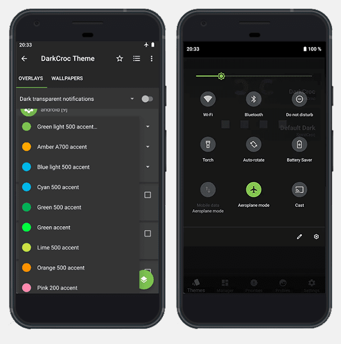 صورة لـ أفضل الثيمات والمظاهر لـ Substratum لنظام Android بصلاحيات الروت | dark-croc-final-min-DzTechs