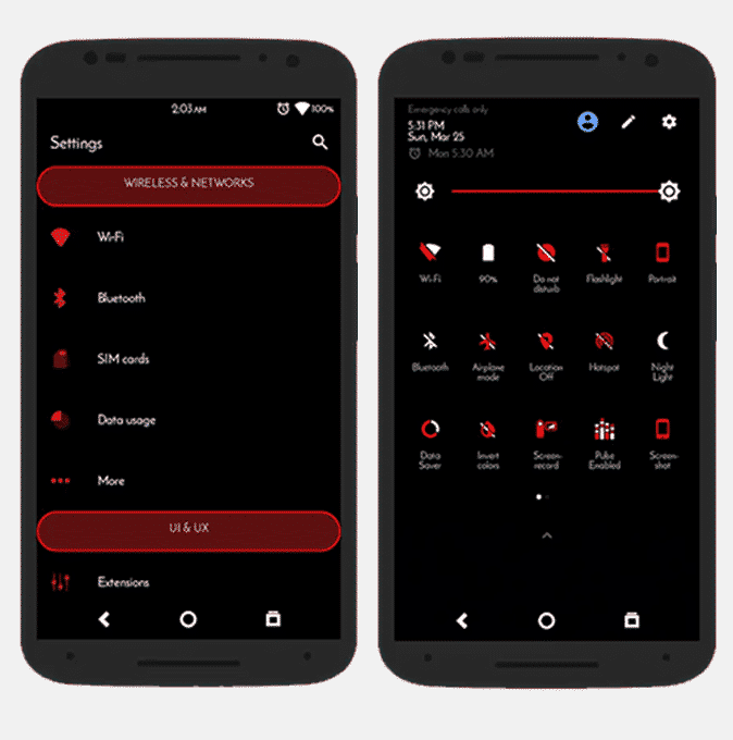 صورة لـ أفضل الثيمات والمظاهر لـ Substratum لنظام Android بصلاحيات الروت | death-red-final-min-DzTechs