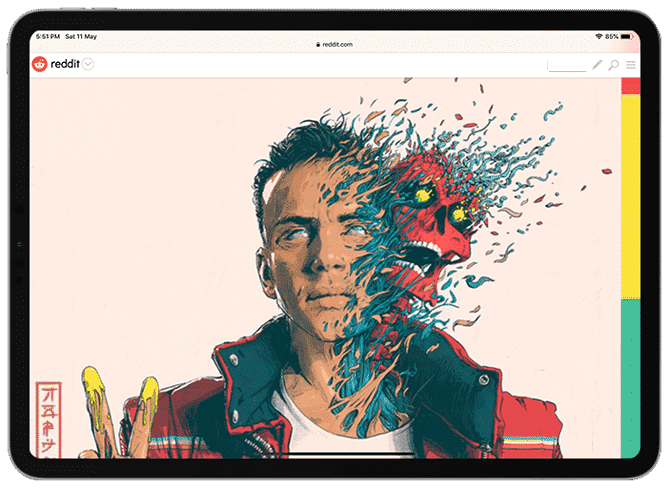 صورة لـ 10 أماكن للحصول على خلفيات مذهلة لجهاز iPad Pro | ipad-pro-hor7-min-DzTechs