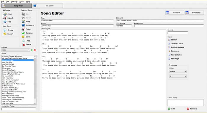 صورة لـ 7 من أفضل تطبيقات نظام Linux الأساسية لعازفي الجيتار | linux-apps-for-guitarists-opensong-DzTechs