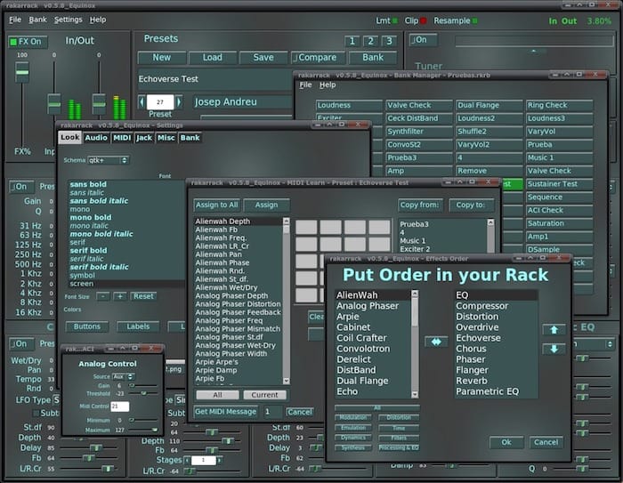 صورة لـ 7 من أفضل تطبيقات نظام Linux الأساسية لعازفي الجيتار | linux-apps-for-guitarists-rakarrack-DzTechs