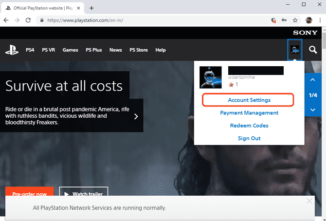 صورة لـ كيفية تغيير معرف الانترنت الخاص بك على PS4 | login-page-DzTechs