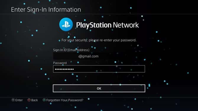 صورة لـ كيفية تغيير معرف الانترنت الخاص بك على PS4 | reenter-password-DzTechs