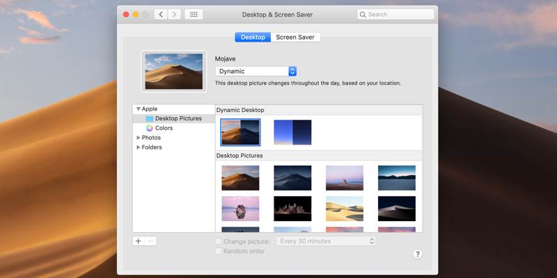 صورة لـ مواقع الويب لتنزيل خلفيات ديناميكية لنظام التشغيل MacOS Mojave | websites-to-download-macos-dynamic-wallpaper-featured-DzTechs