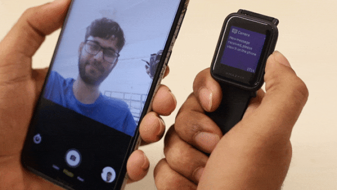 صورة لـ أفضل تطبيقات Amazfit Bip، وجوه مخصصة والنصائح والخدع المدهشة | 1_camera-click-bip-1-DzTechs