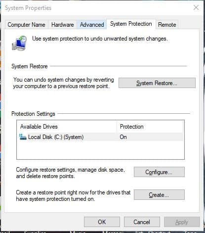 صورة لـ كيفية إنشاء نقطة استعادة النظام تلقائيا في Windows عند بدء التشغيل | Auto-restore-point-windows-system-restore-settings.jpg-min-DzTechs