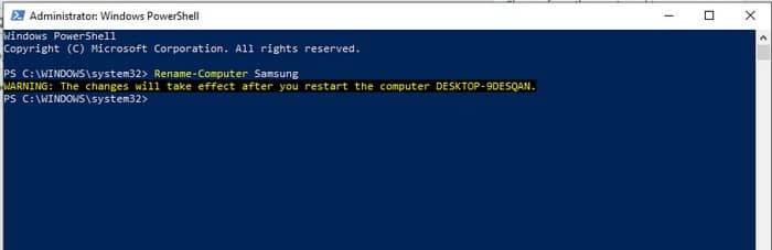 صورة لـ كيفية تغيير اسم جهاز الكمبيوتر الخاص بك في Windows 10 | Name-Power-min-DzTechs