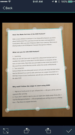 صورة لـ أفضل تطبيقات التعرف الضوئي على الحروف لجهاز iPhone لتحويل الصور إلى نص | OCR-Apps-for-iOS-7-min-DzTechs