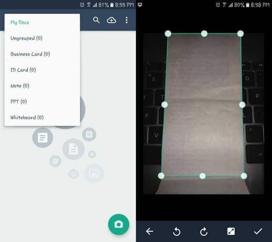 صورة لـ أفضل تطبيقات المسح الضوئي للمستندات لنظام Android | Scan-Cam-min-DzTechs