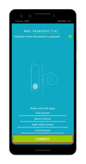 صورة لـ كيفية التحكم في الكاميرا ومشغل الموسيقى مع Amazfit Bip | connect-camera-app-min-DzTechs