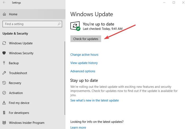 صورة لـ كيفية إصلاح مشكل عدم عمل وظيفة النسخ واللصق في Windows | fix-copy-paste-not-working-windows-settings-update-and-security-check-for-updates-min-DzTechs