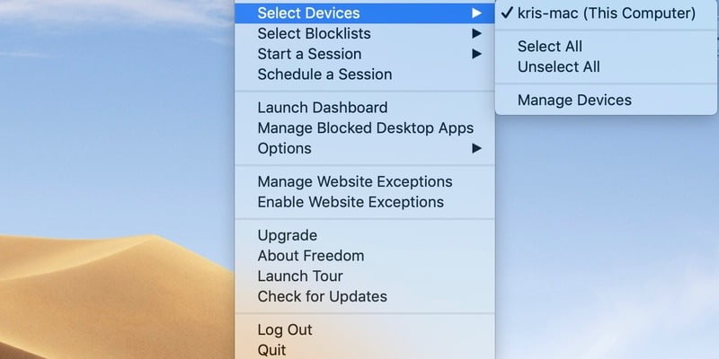 صورة لـ Freedom : هل هذا التطبيق هو أفضل تطبيق مساعد على التركيز ؟ | freedom-app-distraction-blocker-macos-min-DzTechs