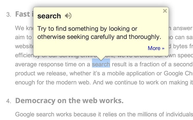 صورة لـ 25+ من أفضل إضافات Microsoft Edge المستوحاة من Chrome | google-dictionary-extension-1-min-DzTechs